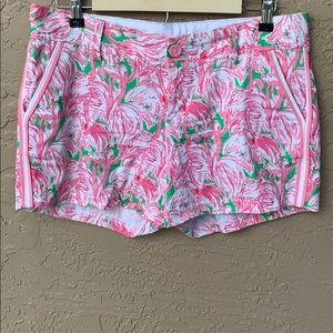 Lilly Pulitzer flamingo shorts